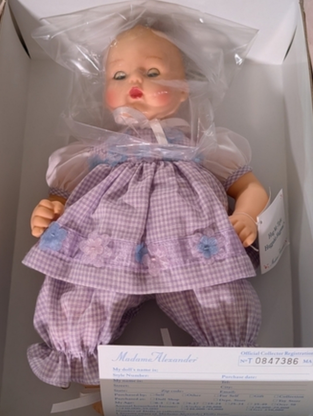 Madame Alexander Baby Doll Unused In Perfect Condition